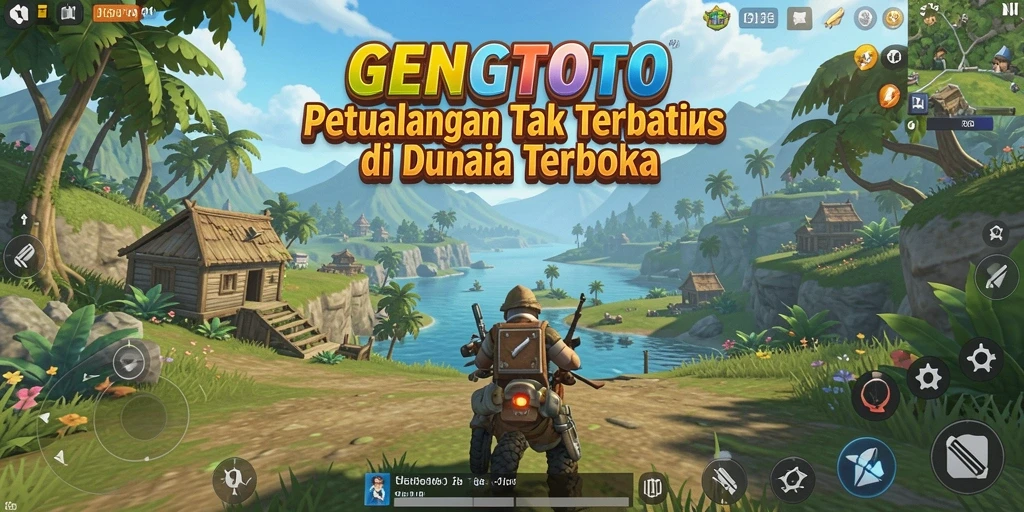 Tampilan gameplay yang menampilkan petualangan seru di dunia Open World.