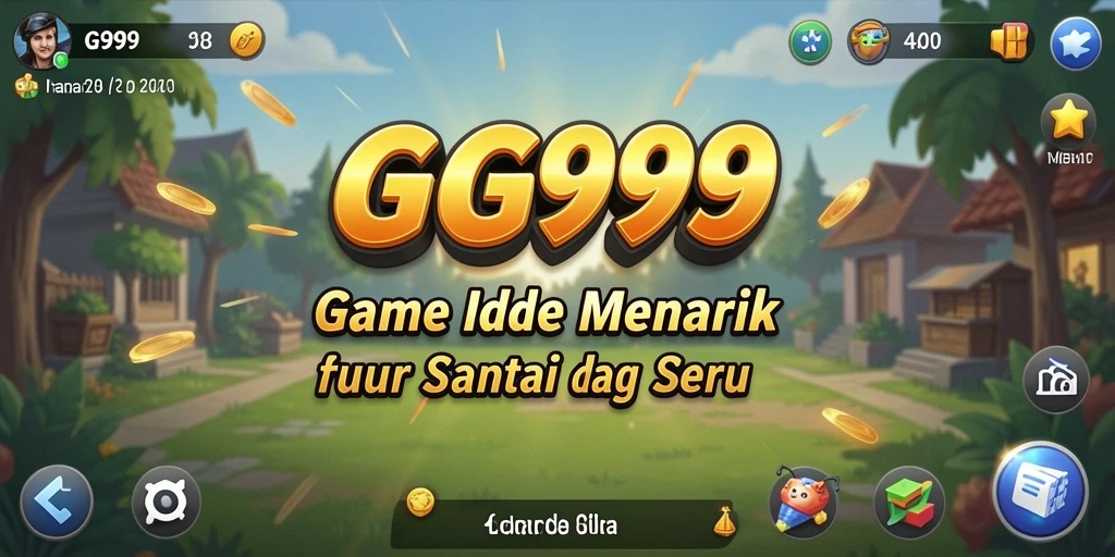 Tangkapan layar dari permainan GG999 menunjukkan momen santai dan penuh strategi.