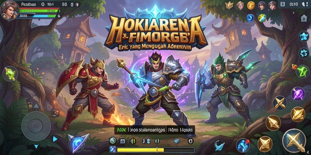 Tampilan gameplay HOKIARENA yang menakjubkan dan penuh aksi.