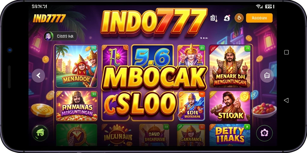 Gameplay menarik dalam aplikasi Slot INDO777 dengan grafis yang menawan.